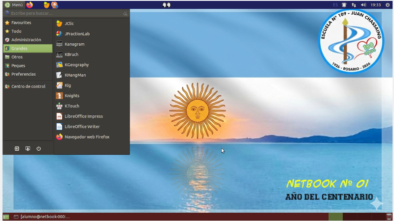 Menú categoría Grandes